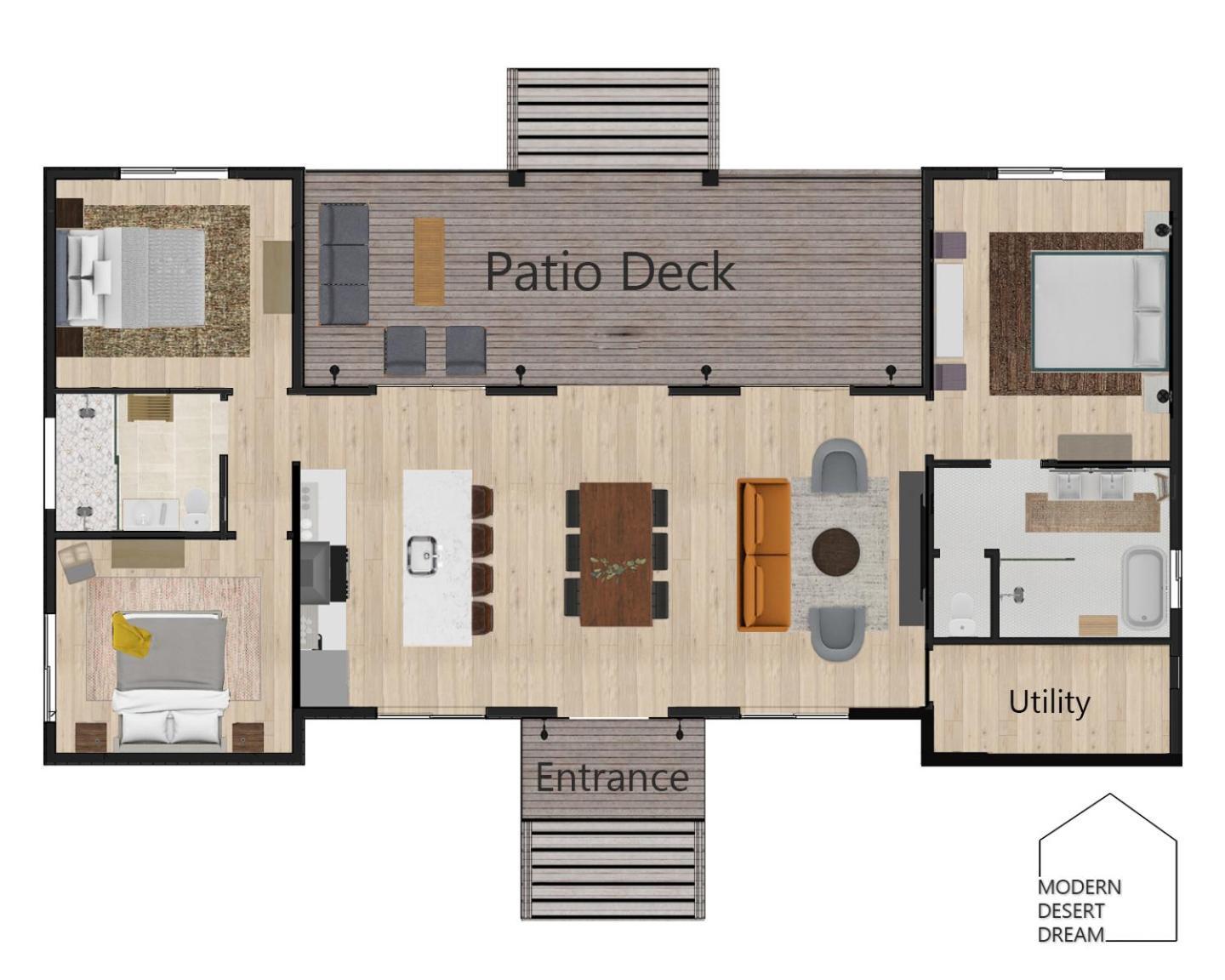 Modern Desert Dream - New Build Twentynine Palms Exterior foto
